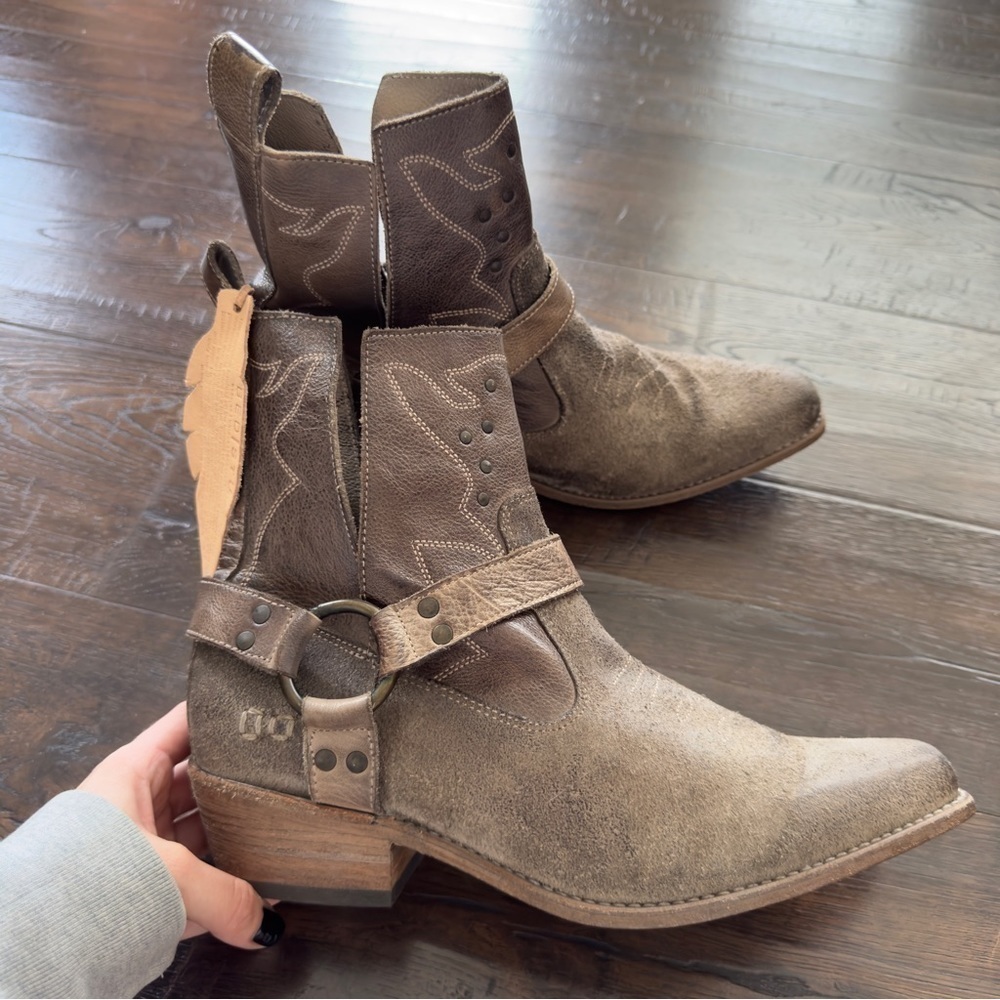Bed Stu Canada Leather Ankle Booties Size 9‎ Women - Picture 5 of 13